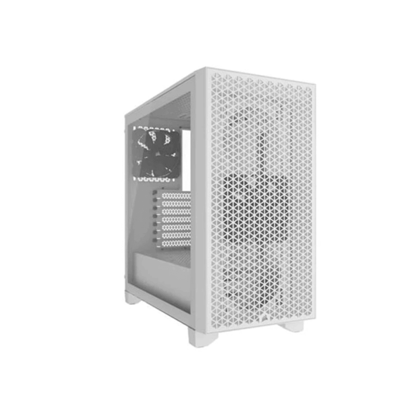 Gabinete Corsair 3000D Airflow Blanco ATX Vidrio Templado