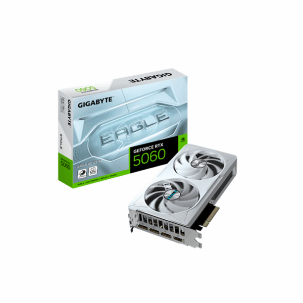 Tarjeta de Video GIGABYTE Nvidia GeForce RTX 5060 EAGLE OC ICE, 8GB GDDR7, 128-bit, PCI-e 5.0