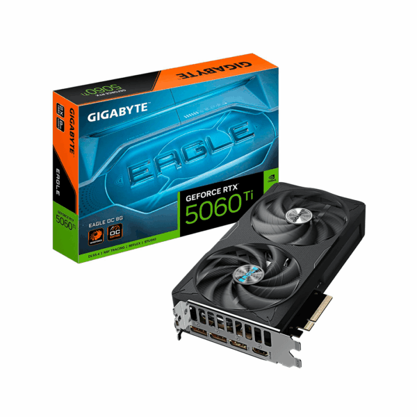 Tarjeta de Video Gigabyte Nvidia RTX 5060 Ti EAGLE OC, 8GB GDDR7, 128 bits, PCIe 5.0