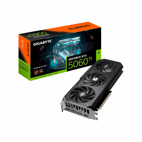 Tarjeta de Video Gigabyte GeForce RTX 5060 Ti GAMING OC de 16GB GDDR7