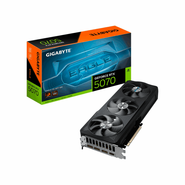 Tarjeta de Video Gigabyte Nvidia GeForce RTX 5070 EAGLE OC SFF 12GB - DLSS4, GDDR7, 6144 CUDA, IA