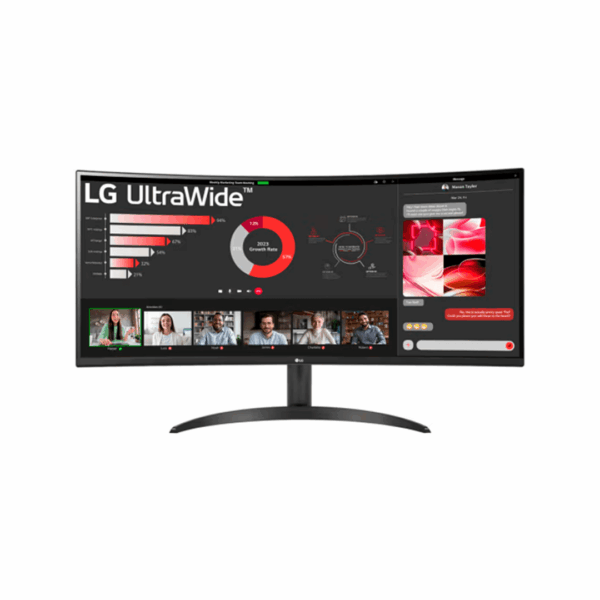 Monitor Curvo LG 34WR50QC-B 34" WQHD 3440*1440 VA DP 2*HDMI 100Hz FreeSync