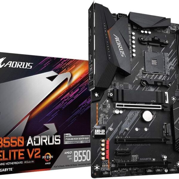 Placa Madre Gigabyte B550 AORUS ELITE V2, socket AM4, 4xDDR4, 4xSATA, M.2, DP, HDMI, ATX