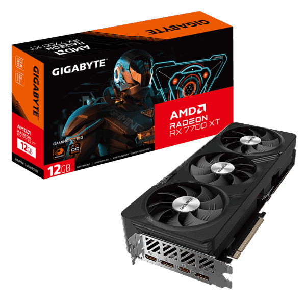 Tarjeta de Video GIGABYTE Radeon RX 7700 XT GAMING OC, 12GB GDDR6, 192-bit, PCI-e 4.0 GV-R77XTGAMING OC-12GD